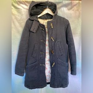 AERIE Insulted Winter Toggle Coat (Navy)